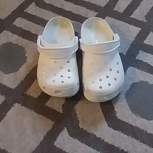 Crocs white size 7.5